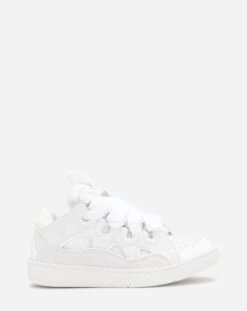 Lanvin LEATHER CURB SNEAKERS