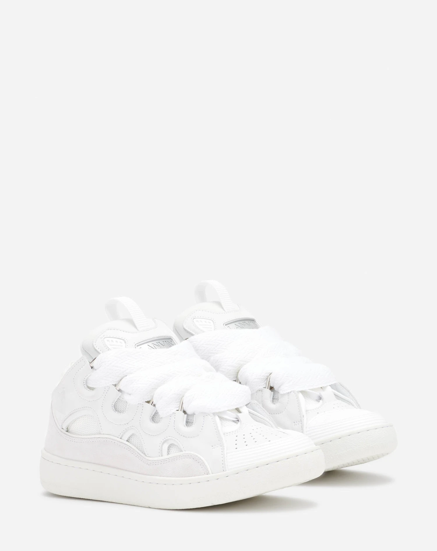 Lanvin LEATHER CURB SNEAKERS 2 Lanvin LEATHER CURB SNEAKERS - Image 2