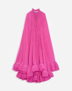 Lanvin LONG CHARMEUSE DRESS