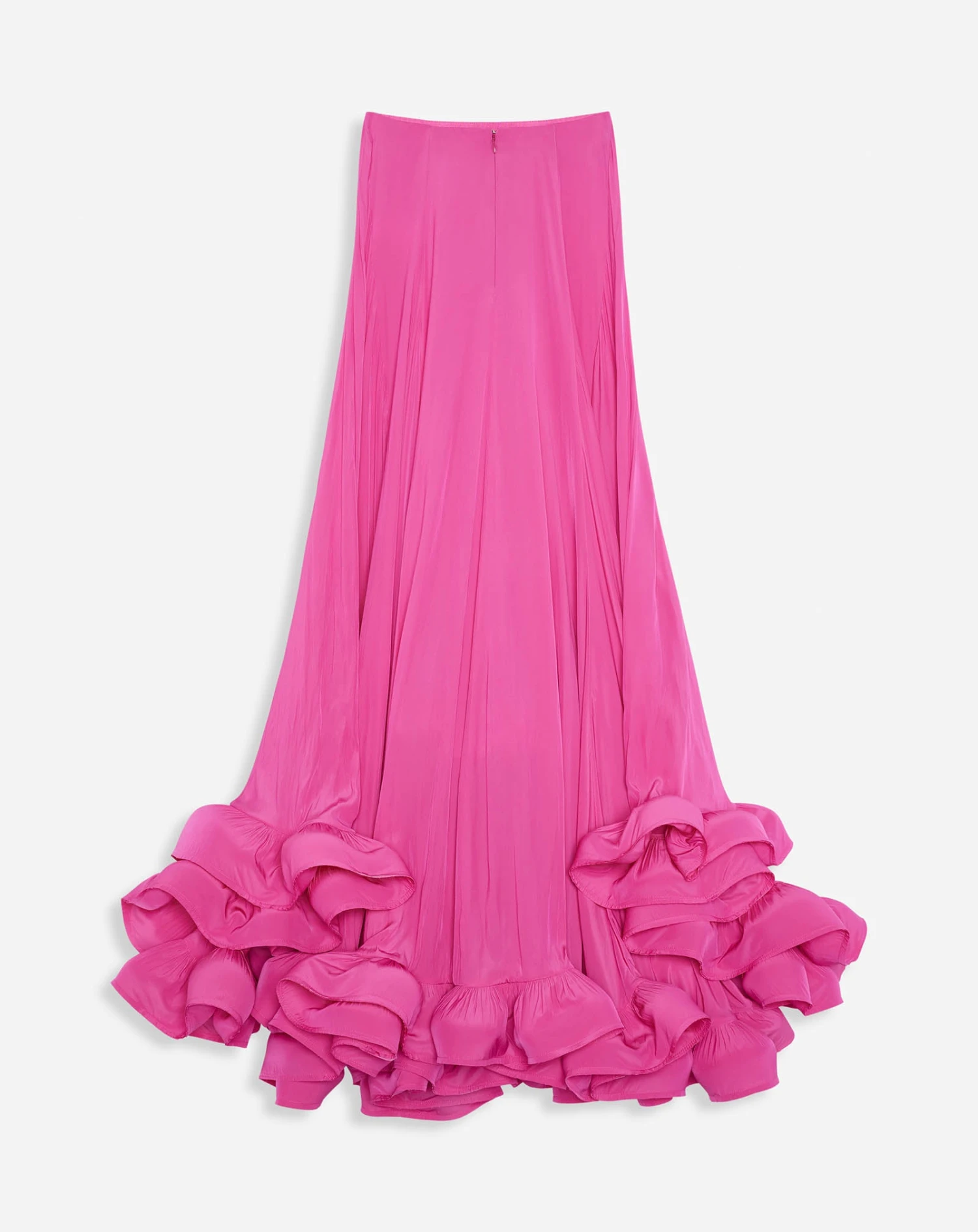 Lanvin ASYMMETRICAL CHARMEUSE MAXI SKIRT 2 Lanvin ASYMMETRICAL CHARMEUSE MAXI SKIRT - Image 2