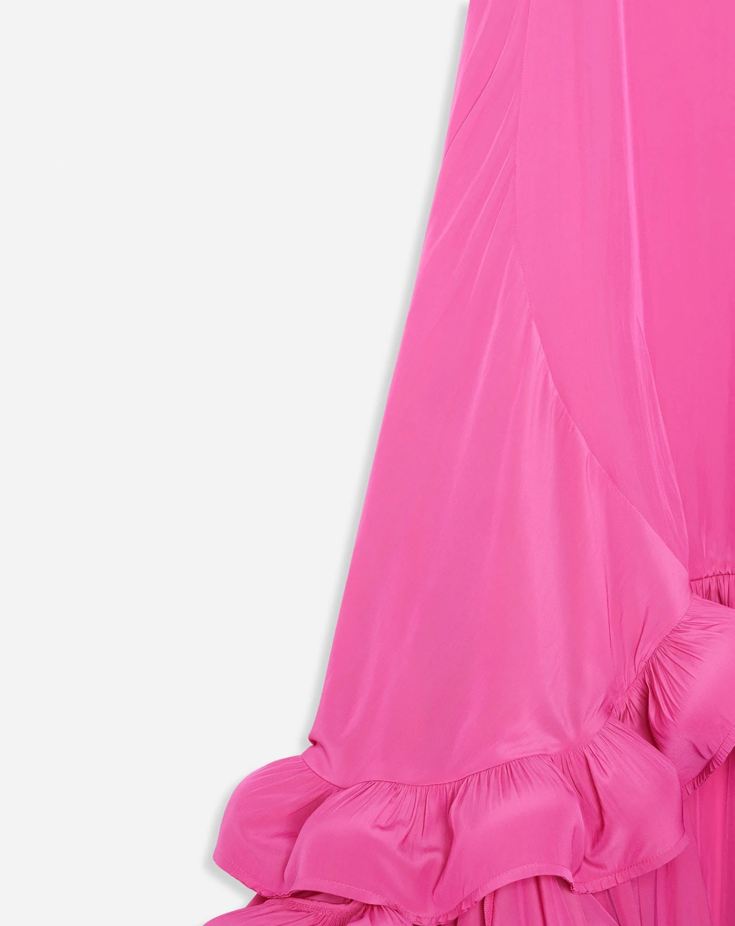 Lanvin ASYMMETRICAL CHARMEUSE MAXI SKIRT 3 Lanvin ASYMMETRICAL CHARMEUSE MAXI SKIRT - Image 3