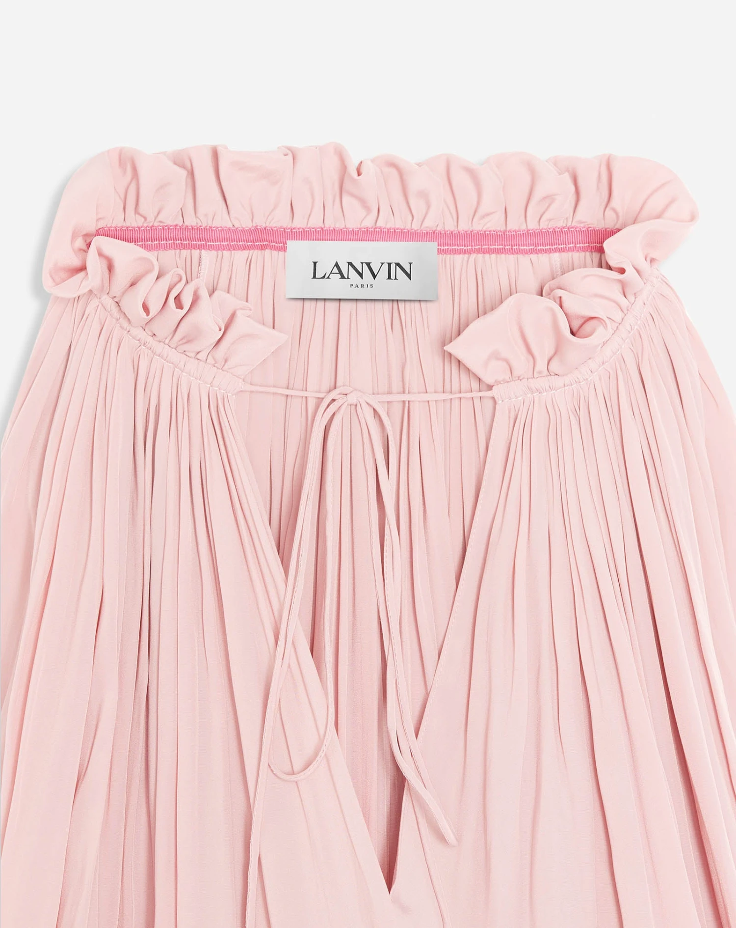 Lanvin LONG-SLEEVE CHARMEUSE BLOUSE 4 Lanvin LONG-SLEEVE CHARMEUSE BLOUSE - Image 4