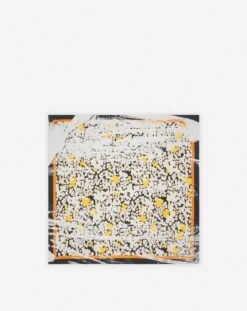 Lanvin SILK SCARF WITH FLORAL PRINT