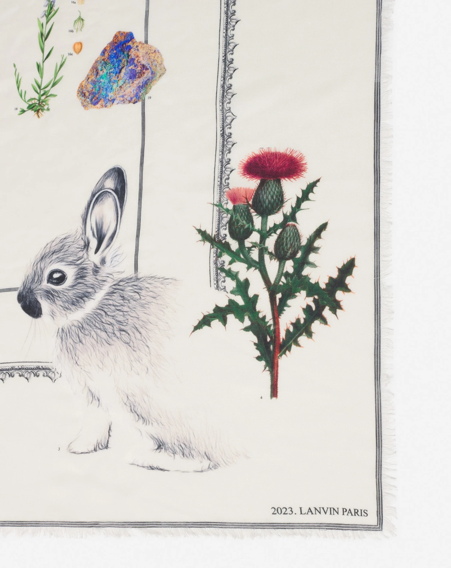 Lanvin BOTANICA CASHMERE SCARF 2 Lanvin BOTANICA CASHMERE SCARF - Image 2