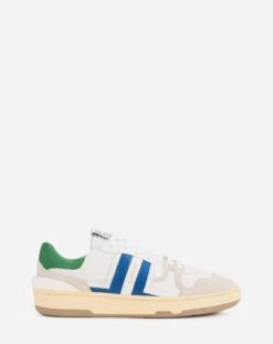 Lanvin LEATHER CLAY LOW-TOP SNEAKERS