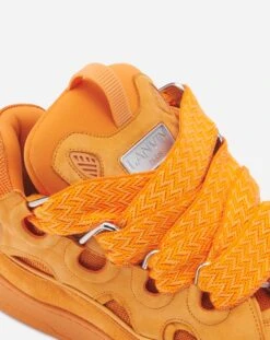 Lanvin LEATHER CURB SNEAKERS -Lanvin fm skrk11 druc e23963 e f321e412 de6b 45db 80fc dc79b54511ab