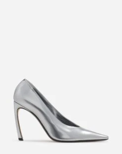 Lanvin METALLIC LEATHER SWING PUMPS