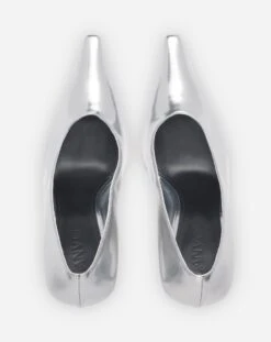 Lanvin METALLIC LEATHER SWING PUMPS -Lanvin fw pusp00 metl a23m2 e