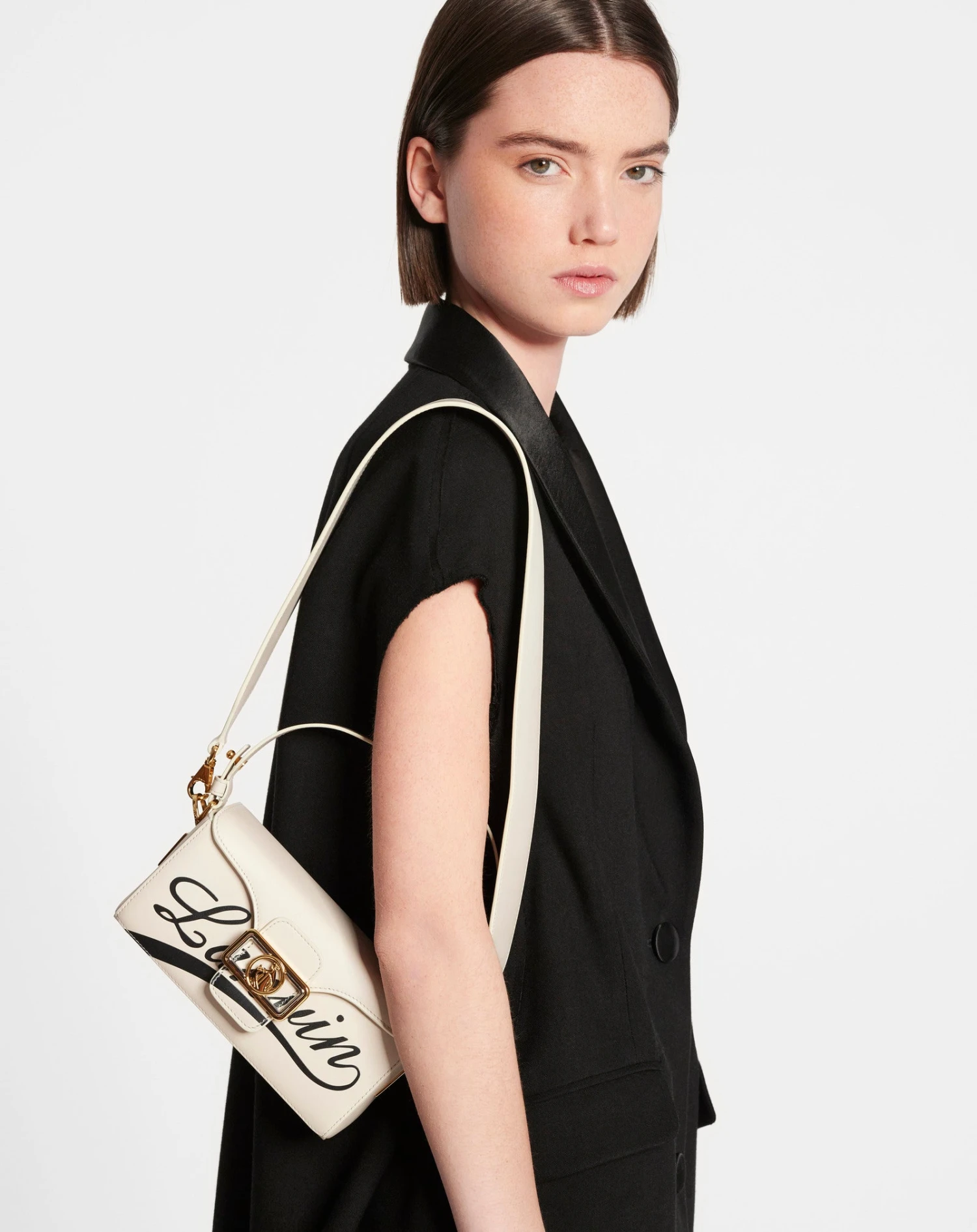 Shiny Leather LANVIN NANO Pencil Bag 4 Shiny Leather LANVIN NANO Pencil Bag - Image 4