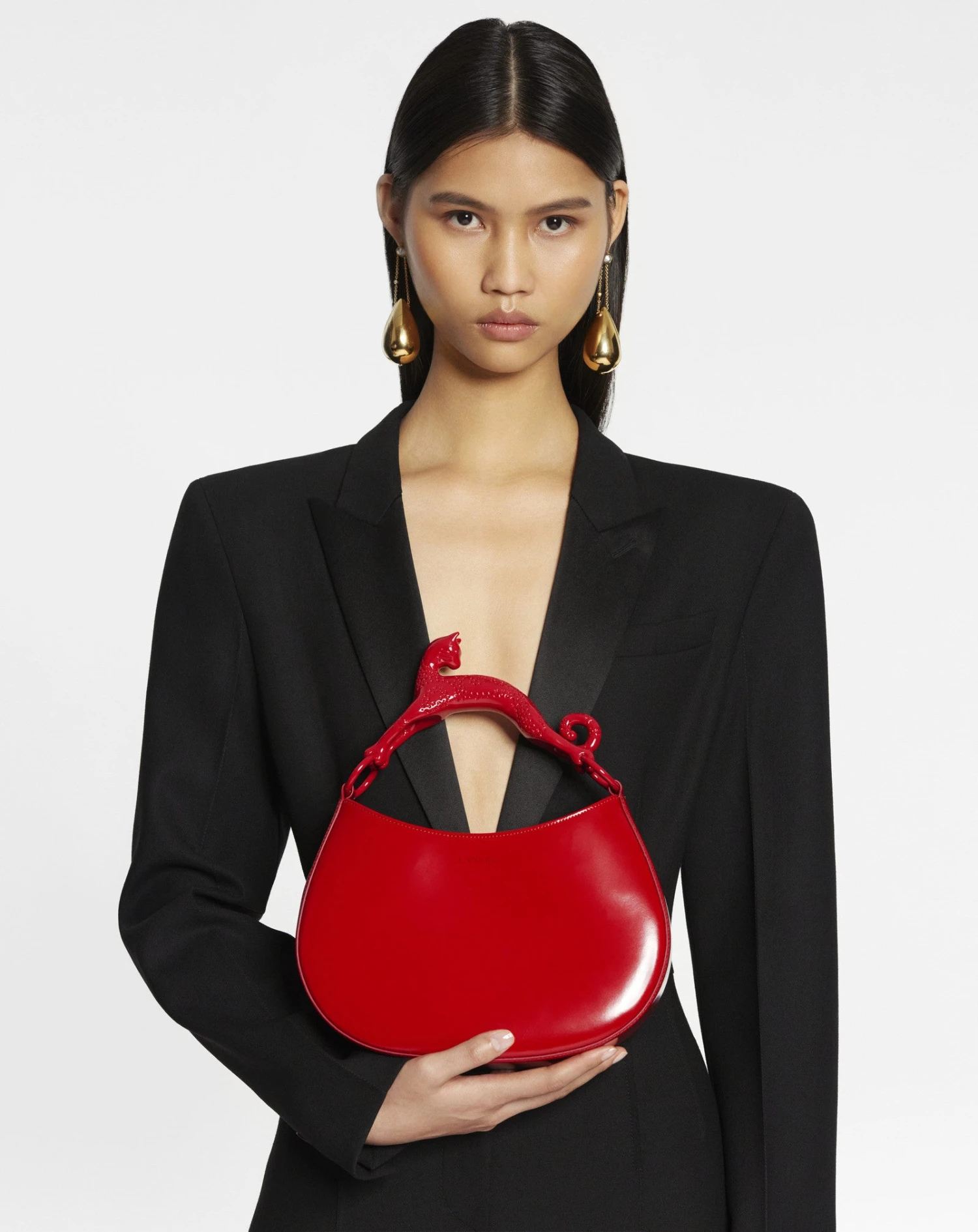 Lanvin LEATHER PM HOBO CAT BAG 2 Lanvin LEATHER PM HOBO CAT BAG - Image 2