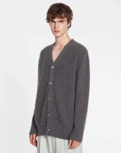 Lanvin CARDIGAN IN BRUSHED MOHAIR -Lanvin rm ca0003 k401 p23124c