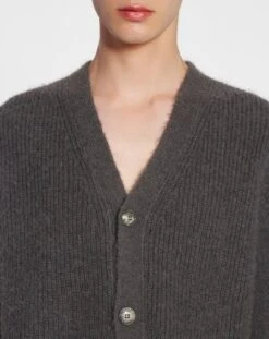 Lanvin CARDIGAN IN BRUSHED MOHAIR -Lanvin rm ca0003 k401 p23124e