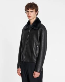 Lanvin JACKET IN CALFSKIN WITH SHEARLING COLLAR 8 Lanvin JACKET IN CALFSKIN WITH SHEARLING COLLAR -Lanvin rm ja0012 l037 p2310c ef263a9a f373 4d7d 8028 c27d96c140d8