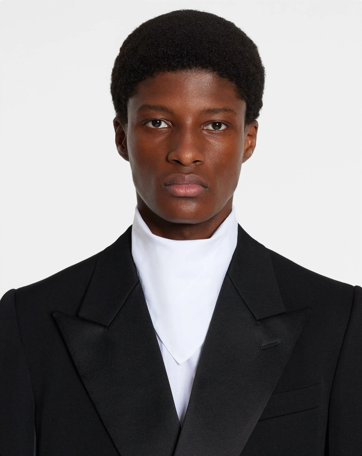 Lanvin DOUBLE-BREASTED TUXEDO JACKET WITH CONTRASTING PANELS 5 Lanvin DOUBLE-BREASTED TUXEDO JACKET WITH CONTRASTING PANELS - Image 5