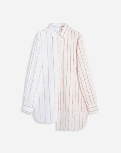 Lanvin DUAL-PRINT STRIPED SHIRT