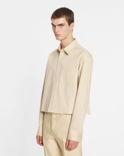 Lanvin CROPPED LONG-SLEEVED SHIRT -Lanvin rm si0012 5657 e230602 c a0e11531 ad6f 4fe4 a509 d488670406f3