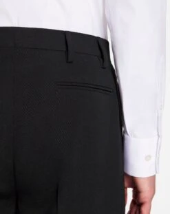 Lanvin CIGARETTE TROUSERS WITH SIDE BANDS 9 Lanvin CIGARETTE TROUSERS WITH SIDE BANDS -Lanvin rm tr0001 5576 p2310e