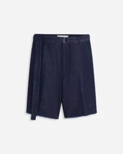 Lanvin RAW-HEM DENIM SHORTS