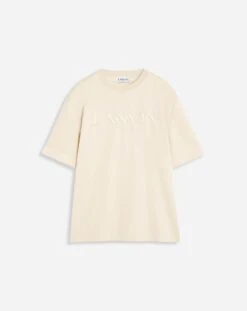CLASSIC LANVIN PARIS EMBROIDERED T-SHIRT