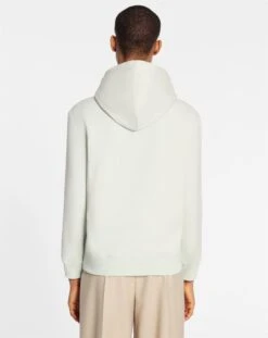 CLASSIC FIT LANVIN EMBROIDERED HOODY IN COTTON FLEECE -Lanvin rw ho0003 j210 p23401d