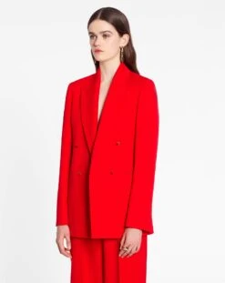Lanvin DOUBLE-BREASTED TAILORED BLAZER 7 Lanvin DOUBLE-BREASTED TAILORED BLAZER -Lanvin rw ja0008 5576 p2337c