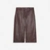 Lanvin STRAIGHT LEATHER MIDI SKIRT