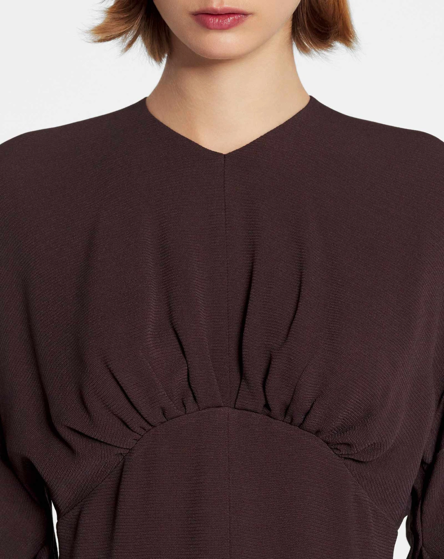 Lanvin GATHERED TOP WITH 3/4-LENGTH SLEEVES 5 Lanvin GATHERED TOP WITH 3/4-LENGTH SLEEVES - Image 5