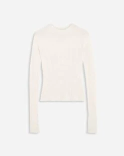 Lanvin CASHMERE AND SILK LONG-SLEEVE TOP