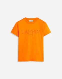 CLASSIC LANVIN PARIS EMBROIDERED T-SHIRT